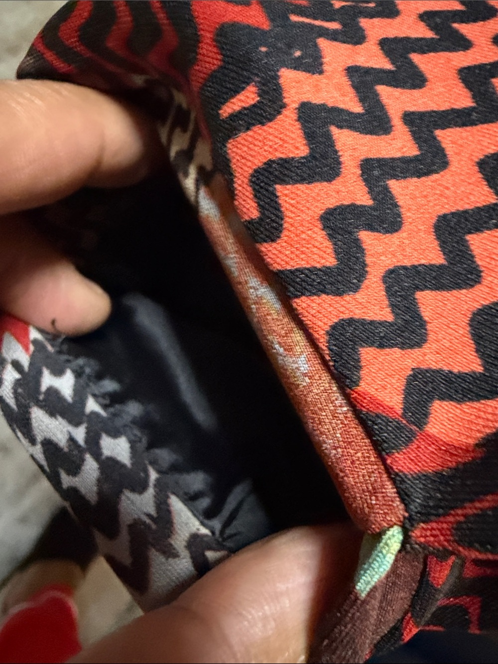 Women’s Multicolor Patterned Blazer Jacket - Picture 5 of 14